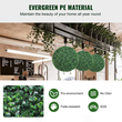 VEVOR Artificial Topiaries Πυξάρι, 24&quot; ψηλό (2 τεμάχια), φυτό ψεύτικο τοπίαρι σε σχήμα μπάλας, διακοσμητικές μπάλες πράσινων φυτών Feaux για όλο το χρόνο για αυλή, μπαλκόνι, κήπο, γάμο και διακόσμηση σπιτιού