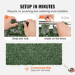 VEVOR Ivy Privacy Fence, Τεχνητή πράσινη οθόνη τοίχου 1,5 x 4m, Greenery Ivy Fence με υφασμάτινη επένδυση και ενισχυμένη άρθρωση, Faux Hedges Διακόσμηση αμπελόφυλλων για εξωτερικό κήπο, αυλή, μπαλκόνι