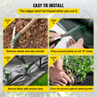 6x300 ft Heavy Duty PP Woven Weed Barrier Landscape Ground Cover 2,4Oz