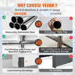 VEVOR Carport, Heavy Duty Caropy 10x20ft, Υπαίθριο κάλυμμα γκαράζ με αφαιρούμενα πλευρικά τοιχώματα, αναδιπλούμενα αεριζόμενα παράθυρα &amp; πόρτες, ανθεκτικό στην υπεριώδη ακτινοβολία αδιάβροχο μουσαμά για αυτοκίνητο, φορτηγό, σκάφος, λευκό