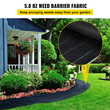 VEVOR Woven Ground Cover Weed Barrier 5,8oz Ύφασμα Landscape 4&#039;x 300&#039; Χαλάκι κήπου