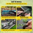 VEVOR Woven Ground Cover Weed Barrier 5,8oz Ύφασμα Landscape 4&#039;x 300&#039; Χαλάκι κήπου