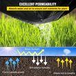 VEVOR Weed Barrier Landscape Fabric, 5 x 250 ft, 5 Oz Premium Woven Ground Cover Heavy Duty PP Υλικό &amp; εύκολη εγκατάσταση, μονής στρώσης για υπαίθριο κήπο, γκαζόν, δρόμο, μαύρο