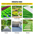 VEVOR Weed Barrier Landscape Fabric, 5 x 250 ft, 5 Oz Premium Woven Ground Cover Heavy Duty PP Υλικό &amp; εύκολη εγκατάσταση, μονής στρώσης για υπαίθριο κήπο, γκαζόν, δρόμο, μαύρο