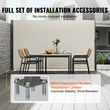 Πτυσσόμενη πλαϊνή τέντα VEVOR, 79&#039;&#039;x 118&#039;&#039; Outdoor Privacy Screen, 180g Polyester Αδιάβροχη ανασυρόμενη σήτα βεράντας, UV 30+ Διαιρέτης Δωματίων Ανεμοθάλαμος για Αίθριο, Πίσω αυλή, Μπαλκόνι, Μπεζ