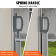 Πτυσσόμενη πλαϊνή τέντα VEVOR, 79&#039;&#039;x 118&#039;&#039; Outdoor Privacy Screen, 180g Polyester Αδιάβροχη ανασυρόμενη σήτα βεράντας, UV 30+ Διαιρέτης Δωματίων Ανεμοθάλαμος για Αίθριο, Πίσω αυλή, Μπαλκόνι, Μπεζ