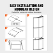 Τέντα παραθύρου VEVOR Τέντα 40&quot; x 120&quot;, UPF 50+ Πολυκαρβονικό Είσοδος Πόρτας Εξωτερική Τέντα Παράθυρου Εξωτερική, Τέντα Μπροστινής Πόρτας για αντηλιακό, υπεριώδη ακτινοβολία, βροχή, προστασία από χιόνι, κοίλο φύλλο