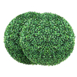 VEVOR Artificial Topiaries Πυξάρι, 20&quot; ψηλό (2 τεμάχια), φυτό ψεύτικο τοπίαρι σε σχήμα μπάλας, διακοσμητικές μπάλες πράσινων φυτών Feaux για όλο το χρόνο για αυλή, μπαλκόνι, κήπο, διακόσμηση γάμου και σπιτιού