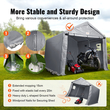 VEVOR Portable Storage Shelter Garage Storage Shel 8 x 14 x 7,6 ft &amp; Zipper Door