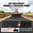 VEVOR Non Woven Geotextile Fabric Under Gravel, 6x100FT 8OZ Driveway Fabric Landscape Fabric, Heavy Duty Weed Barrier Fabric, Ground Cover Weed Control Fabric, French Drains Drainage Fabric, μαύρο