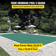 VEVOR Κάλυμμα ασφαλείας πισίνας 18x36FT Κάλυμμα πισίνας Ορθογώνιο Κάλυμμα ασφαλείας εσωτερικής πισίνας Πράσινο πλέγμα Συμπαγές κάλυμμα ασφαλείας πισίνας για κάλυμμα ασφαλείας πισίνας χειμώνα