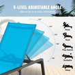 VEVOR Chaise Lounge Καρέκλα Εξωτερικού Patio Lounge με ρυθμιζόμενη 5 θέσεων