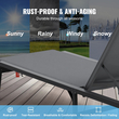 VEVOR Chaise Lounge Chair Outdoor Patio Lounge Chair Ρυθμιζόμενη 5 θέσεων 2 τμχ