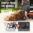 VEVOR Garden Dump Cart Βαρέως τύπου μεταλλικά καρότσια και βαγόνια 400 λίβρες Φόρτωση