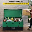 VEVOR Outdoor Storage Box Patio Deck Box 150 Gallon Αδιάβροχος μουσαμάς PE