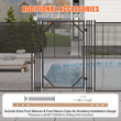 VEVOR Pool Fence Gate 4 x 2,5 FT Αφαιρούμενη εσωτερική πύλη πισίνας για Παιδική ασφάλεια
