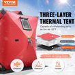 VEVOR 1-2 Person Ourdoor Portable Ice Shelter Pop-Up Ice Fishing Shanty Tent