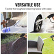 Πιστόλι VEVOR Short Pressure Washer Gun, 4350 PSI High Power Washer Spay Gun, M22-14 Inlet &amp; Outlet Hose Connector αφρό πιστόλι, λαβή πλυσίματος πίεσης από ανοξείδωτο χάλυβα με 5 έγχρωμα ακροφύσια γρήγορης σύνδεσης