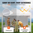 Σκηνή με κουβούκλιο VEVOR Pop Up 10&#039; x 10&#039; Sun Shelter Εξωτερικό κιόσκι με πλευρικά τοιχώματα