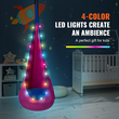 VEVOR Kids Pod Swing Seat Κρεμαστή καρέκλα αιώρας με χορδές LED φώτα 120 λίβρες