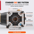 VEVOR αντλία πλύσης πίεσης 3/4&quot; Άξονας Horizontal Triplex Plunger 3300 PSI 2,5GPM