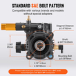 Αντλία VEVOR Pressure Washer 3/4&quot; Shaft Horizontal 3500 PSI 2.5GPM με 5 ακροφύσια
