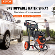 VEVOR Gas Pressure Washer, 3400 PSI 2,6 GPM, Αεριοκίνηση με αντλία αλουμινίου, πιστόλι ψεκασμού και ράβδο προέκτασης, 5 ακροφύσια γρήγορης σύνδεσης, για καθαρισμό αυτοκινήτων, σπιτιών, δρόμων, αίθριων