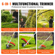VEVOR 6-σε-1 Πολυλειτουργικά εργαλεία κοπής Gas Hedge Trimmer 33CC Weed Eater