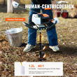 VEVOR Gas Post Hole Digger 43CC 1250W με τρυπάνια 8 ιντσών για Farm Garden Plant