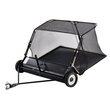 VEVOR Tow-Behind Lawn Sweeper 52 ιντσών Leaf Yard Συλλέκτης 26 cu.ft. Ευκανόνιστος
