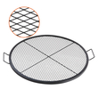 Σχάρα ψησταριάς VEVOR X-Marks Fire Pit, στρογγυλή σχάρα μαγειρέματος, σχάρα ψησίματος από ατσάλι βαρέως τύπου Campfire BBQ με λαβή και σύρμα στήριξης X, φορητό μαγειρικό σκεύος κάμπινγκ για εξωτερικό πάρτι &amp; συγκέντρωση, 36 ιντσών μαύρο