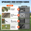 VEVOR Pop Up Gazebo Tent Pop-Up Screen Σκηνή 6 όψεων με κουβούκλιο Πράσινο καταφύγιο