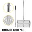 VEVOR Sand Rake, 52 ιντσών Pole Beach Rake, Red Iron Lake Weed Rakes, 16&quot; Aquatic Weeds Muck Sand Flea Rakes, Weed Cleaning Tool for Beach Lake Pond River Landscaping με αποσπώμενο κοντάρι και δίχτυ
