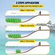 VEVOR Aquatic Weed Cutter, 30&quot; Cutting Path Water Grass Cutter, Stainless Steel Blades Lake Weed Cutter, Weed Rake με 33 πόδια σχοινί, καλύμματα λεπίδων και λαβή από κράμα αλουμινίου για παραλία, λίμνη και λίμνη