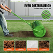 VEVOR 24&quot; κομποστοποιητής Peat Moss Spreader Push/Tow-Behind Lawn Roller Green