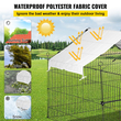 VEVOR Chicken Coop, 87&quot; x 41,7&quot; x 41&quot;, Rabbit Run Enclosure Stand με αδιάβροχο και αντιηλιακό κάλυμμα για εξωτερικούς χώρους, εσωτερικούς χώρους, αυλή και φάρμα, μεταλλικό κλουβί για παρκοκρέβατο κατοικίδιων για μικρά ζώα, πάπια, κότα
