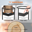 Splitter VEVOR Wood Splitter, XL Log Splitter for 8,6&quot; Dia. Ξύλο, φορητός κόφτης καυσόξυλων σε σχήμα &quot;V&quot; ασφαλής στα δάχτυλα, Χειροκίνητος κατασκευαστής κορμών σφηνών από συμπαγές χάλυβα, με προστατευτική τσάντα για κάμπινγκ στο σπίτι