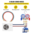 VEVOR 1.8CFM 1/4HP Κιτ αντλίας κενού ψυκτικού HVAC Μονοβάθμια αντλία κενού με μετρητές πολλαπλής Κλιματισμός (1.8CFM 1/4HP)