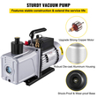 VEVOR αντλία κενού Διπλής βαθμίδας 12CFM 340 L/min Θύρα εισόδου 1/4