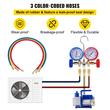 Αντλία κενού VEVOR 4.8CFM Ψύξη HVAC R22 R134A R410A A/C 4 σωλήνες μετρητής πίεσης