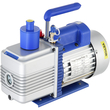 Αντλία κενού VEVOR, 10CFM 1 HP, Περιστροφική αντλία κενού δύο σταδίων, 220V 5 PA Facility HVAC Ψυκτικό εργαλείο αέρα για HVAC, αυτόματη επαναφόρτιση ψυκτικού AC, απαέρωση κρασιού και επεξεργασία τροφίμων, μπλε
