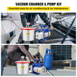 Αντλία κενού VEVOR 2 Gallon Vacuum Chamber Silicone Expoxy Degassing 4CFM 1/3HP