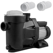 VEVOR 1 HP Pool Pump, 19200 L/h 750W Pool Pump Αντλία πισίνας In/Ground Swimming Pool with Strainer Basket Pump Pool Motor for Clean Swimming Pool αντλία φίλτρου νερού πισίνας 1,97&quot; εισόδου/εξόδου με 2 σωλήνες τοποθέτησης
