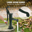VEVOR Antique Hand Water Pump 14,6 x 5,9 x 26 ιντσών Pitcher Pump με λαβή αντλία χυτοσιδήρου με προκαθορισμένες οπές 0,5&quot; για εύκολη εγκατάσταση Old Fashion Pitcher Hand Pump για Home Yard Ponds Garden Green