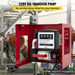 VEVOR Αντλία ντίζελ 220V Αντλία μεταφοράς λαδιού Αντλία πετρελαίου ντίζελ 40 λίτρων/λεπτό Ηλεκτρικό καύσιμο αυτοαναπλήρωσης Αντλία μεταφοράς καυσίμου ντίζελ Αντλία πετρελαίου
