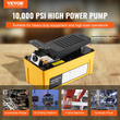 VEVOR Air Hydraulic Pump Air Actuated Foot Pump 10.000 PSI Frame Machine Pump