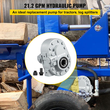 VEVOR Hydraulic Pump 21.2GPM Hydraulic Motor 540RPM Log Splitter 2250PSI Hydraulic Splitter SAE 12 Outlet Port Hydraulic Pump for Log Splitter for Truck Retailgate Lift,Scissor Lift, Dump Trailer