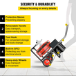 VEVOR Drain Cleaner 50&#039; x 1/2&quot; Drain Cleaning Machine 370W Sewer Clog w/ Cutters 1750R/min with 4 Cutter and Foot Switch for 3/4&quot;-4&quot; (20mm-100mm) Pipes