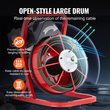 VEVOR Drain Cleaner Machine Drain Auger 75FT x 3/8 Inch Manual Feed &amp; 4 Cutters