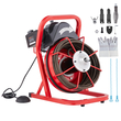 VEVOR Drain Cleaner Machine Drain Auger 50FT x 1/2 Inch Manual Feed &amp; 4 Cutters